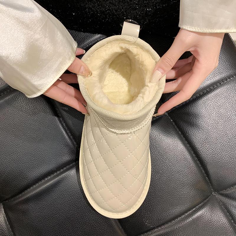 2024 New Women's Snow Boots Comfortable Warm Ankle Boots Women Winter Ladies Shoes Classic Thickened Fluff Chunky Boots Female