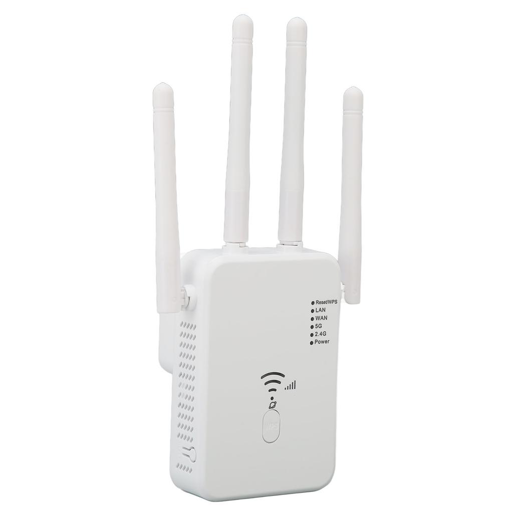 WiFi Extender Professional 1200Mbps Gigabit High Power 5G Dual Band Internet Booster for Home Office