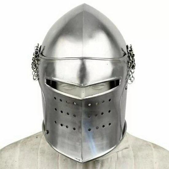 

Medieval Barbuta Helmet Knights Templar Crusder Armor Helmet Medieval
