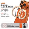 360 Rotating Magnetic Genuine Cowhide Leather Phone Case for iPhone 17 Pro Max 16 Plus 15 14 13 for Magsafe Kickstand Cover