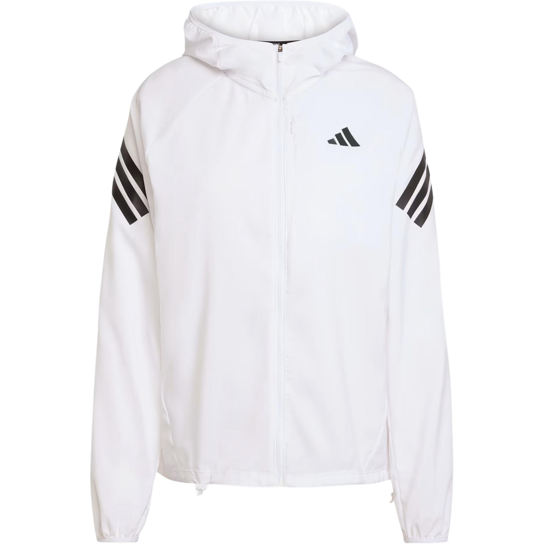 Adidas Running Jackets Women s White Hooded Moderate Other KQ8072 L