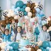Balloon Chain Vintage Sea Blue Balloon Chain Garland Arch Set Farm Party Decoration Morandi Balloon Set