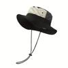 Cappello da Pescatore Parasole Asciugatura Rapida, Ampia Visiera, Cappellino Estivo Traspirante per Uomo e Donna, Cappello per Attività all'Aperto, Cinturino Regolabile
