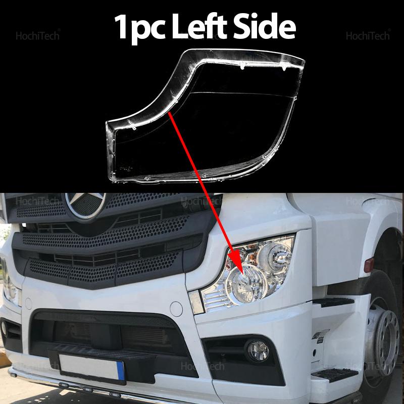 Для Mercedes-Benz Actros New Actros MP4 4143 3343 4-го поколения 2011-2017 Крышка фары Стекло линзы фары автомобиля Рассеиватель передней фары Корпус