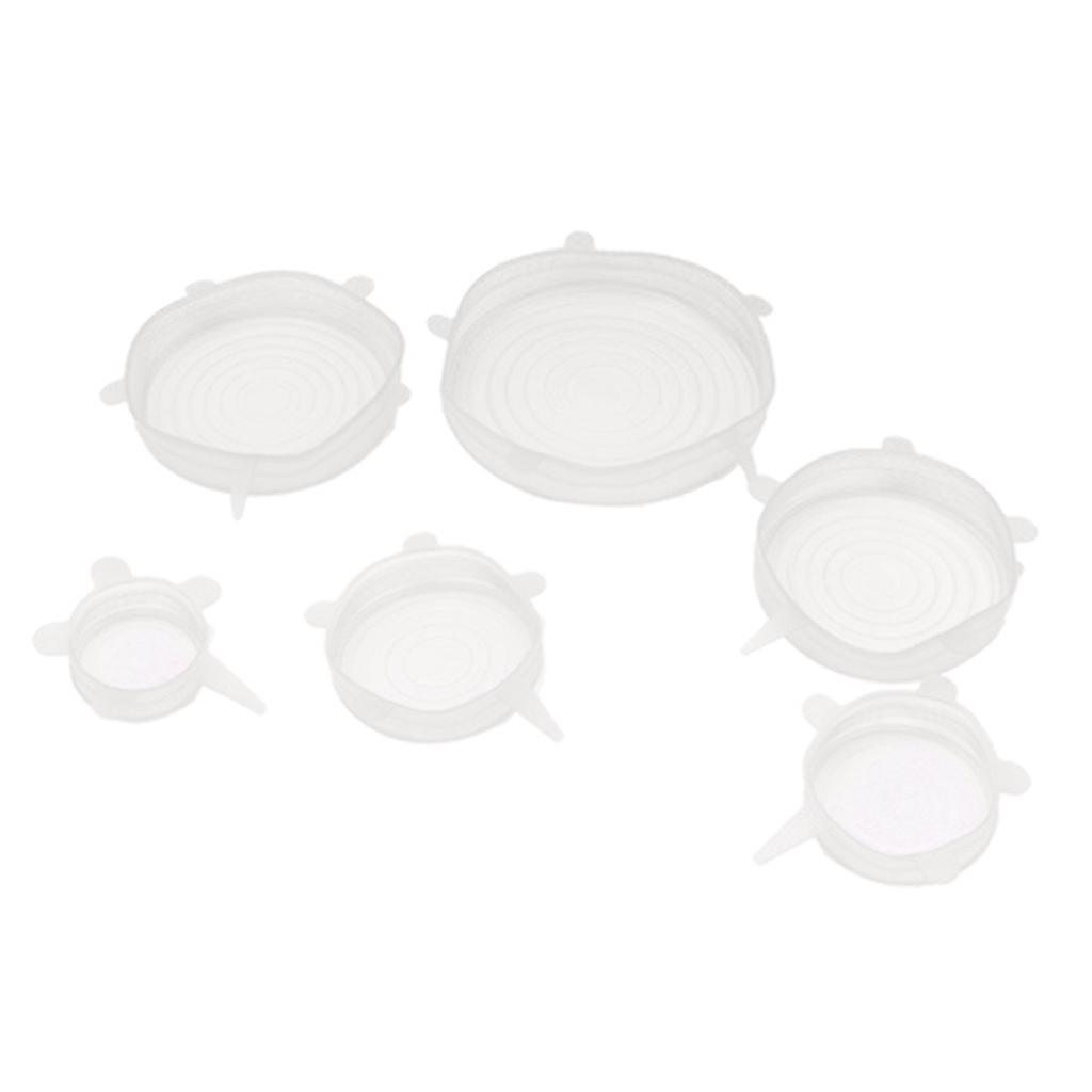 Silicone Suction Lids Cover Cup Mug Leakproof Cap Sealed Reusable Food Stretch