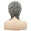 Wig High Temperature Silk Granny Grey Silver Short Hair European American Set Wigs