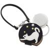 Fieldwork Analog Pocket Watch with Star Cat Bag Charm and Magnifying Glass (LW051-2) for Women