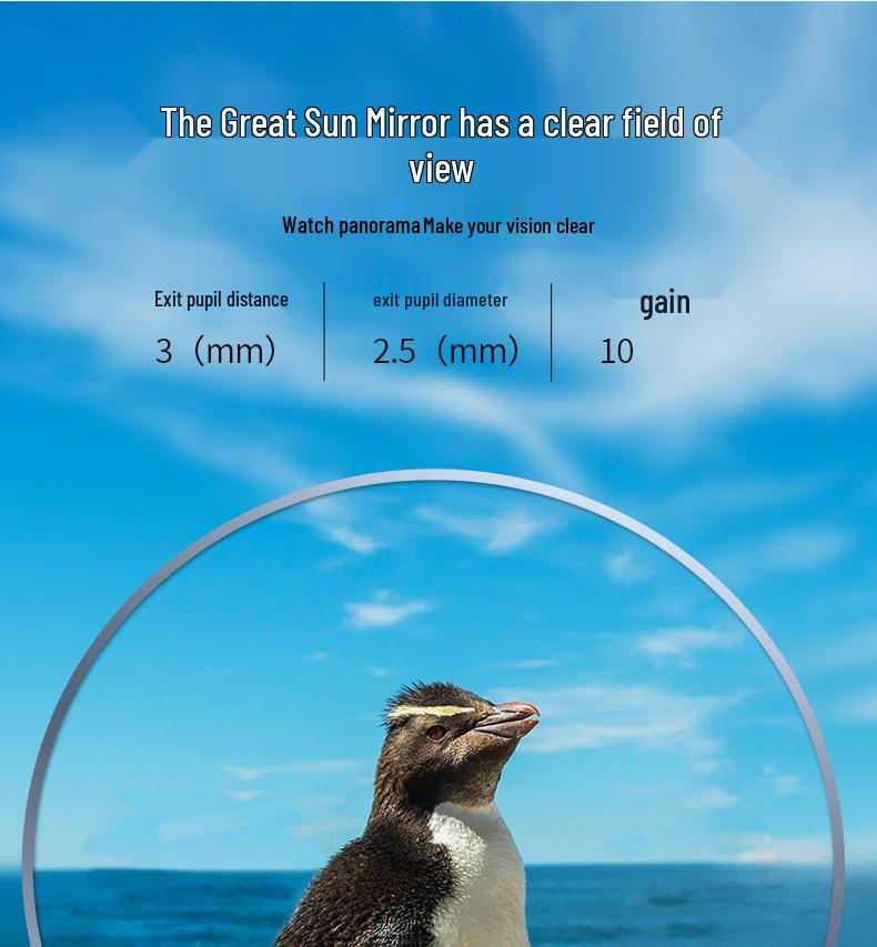 HD 10x22 Binocular Telescope with Phone Camera for Outdoor Use and Concerts