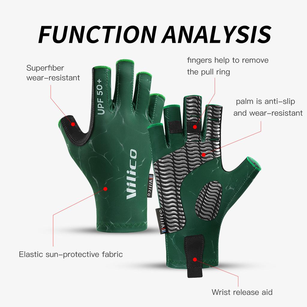 Fishing Gloves Catching Gloves Release Anti-Slip Protect Hand From Puncture Scrapes Waterproof Fishing Gloves