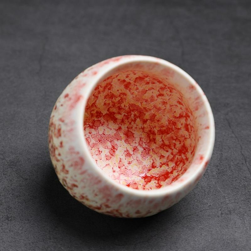 Japanese Style Ceramic Teacup Kiln Transformation Ceramic Tea Bowl Water Cup Kung Fu Single Cup Creative Teaware Drinkware New