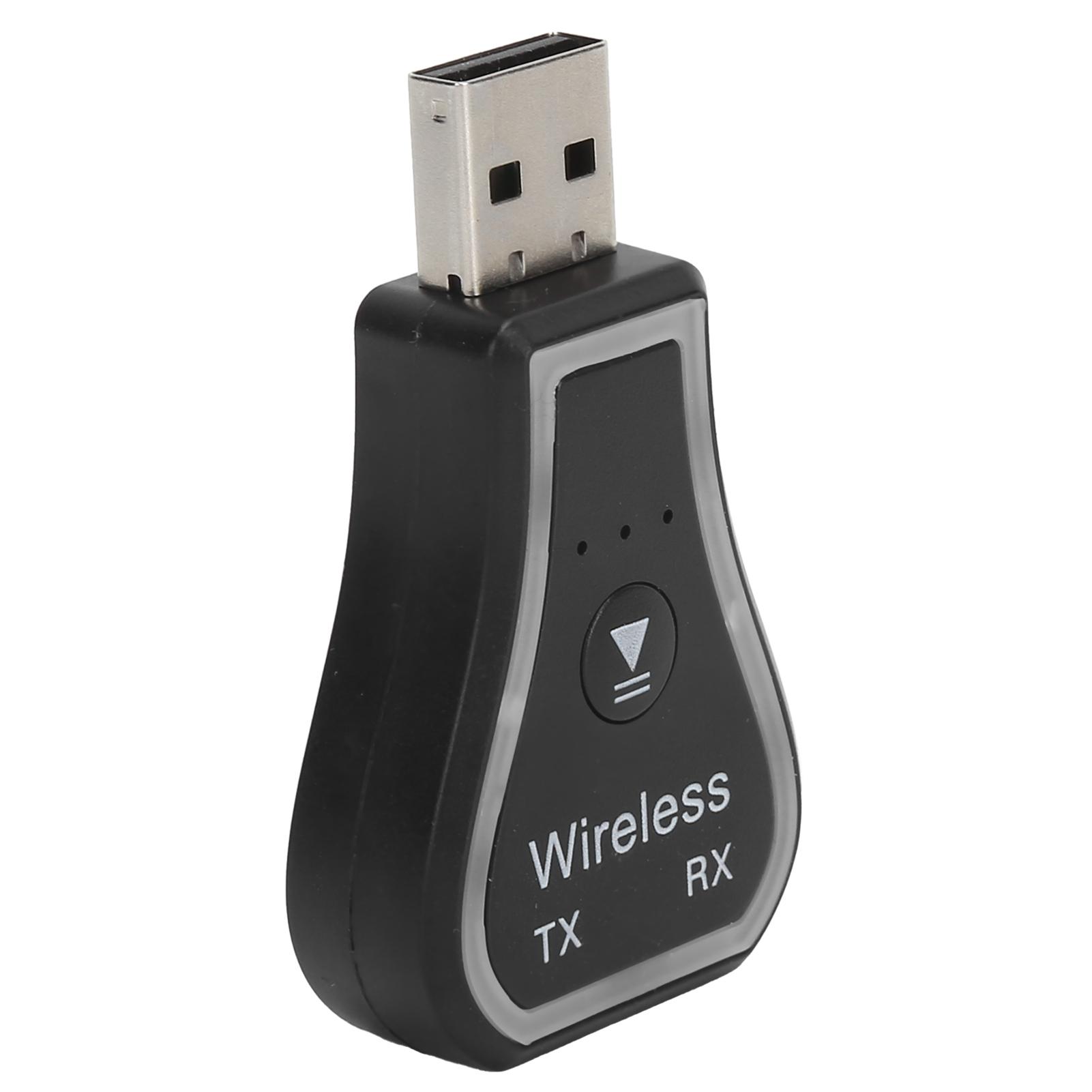 

Wireless Transmitter Receiver Bluetooth 5.0 o Adapter with USB Colorful Ambient LightsM11