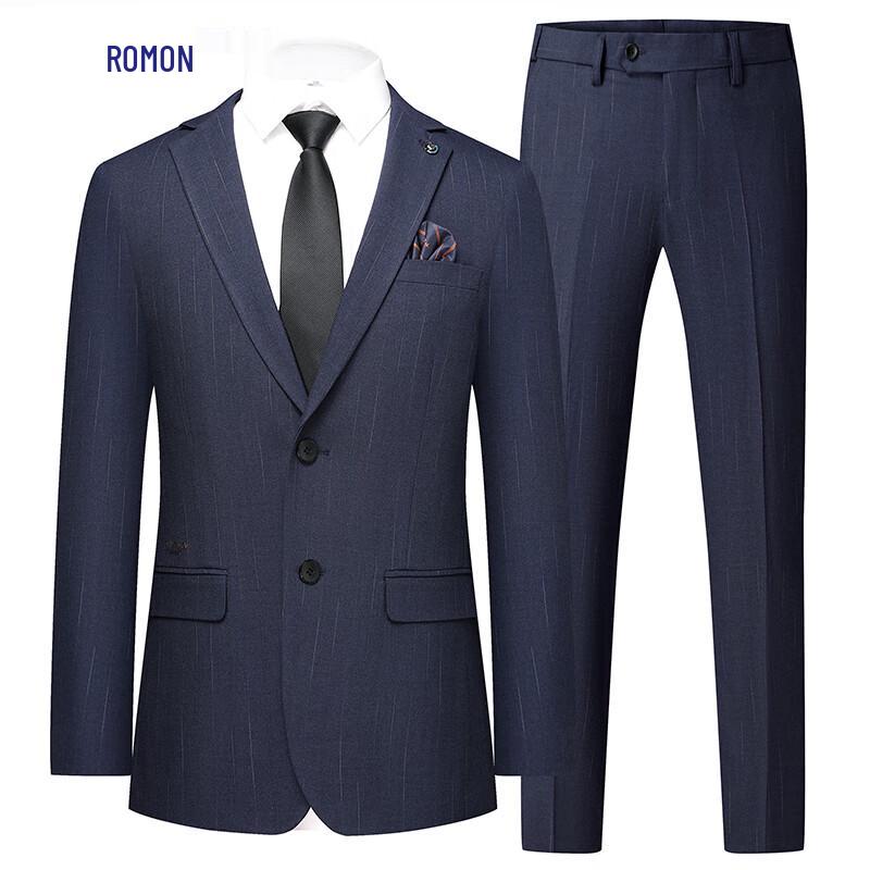 Romon Men s Slim Fit Business Suit Set 180A