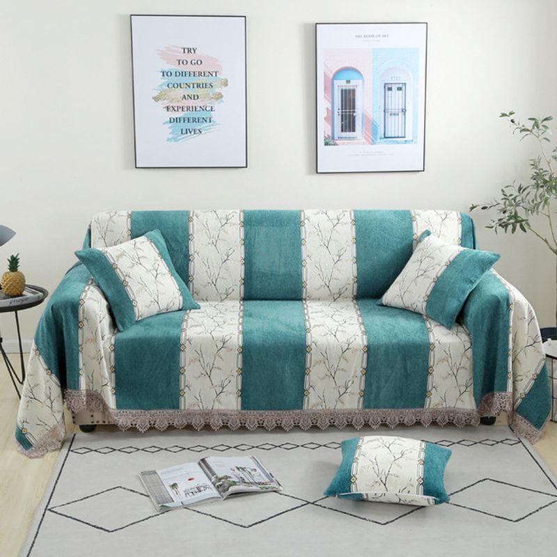 

Living Room Sofa Cover Combination Sofa Cushion Sofa Towel Sofa Slipcover Full Covered Chenille Fabric Thickened All Year Round Neutral 13 Single pillowcase 45*45cm (excluding core)