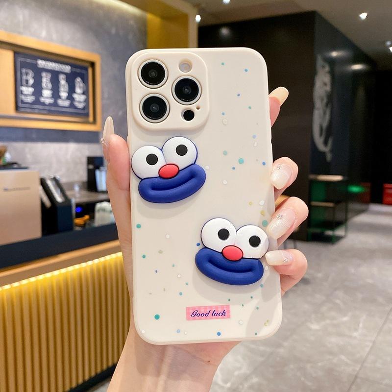 Applicable to Samsung S25 mobile phone case fun funny sausage mouth A06S A36 creative three-dimensional cartoon soft cover