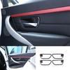 Real Carbon Fiber Interior Door Handle Cover Trim 13- For BMW 3 4 Series GT
