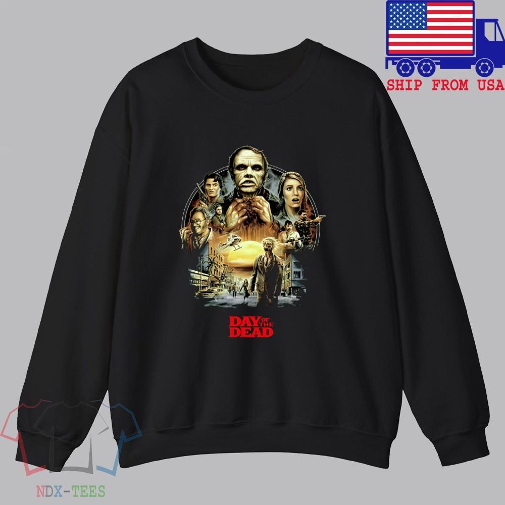 DAY OF THE DEAD Movie Men#039;s Black Size S to 3XL Unisex T-Shirt XL