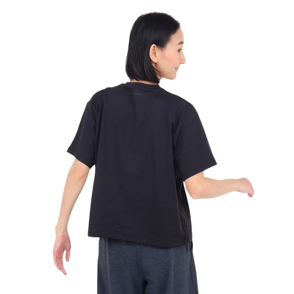 Danskin Short Sleeve Size S UV Protection Women's T-Shirt, Black, (DC524103), Moisture-Wicking, Quick-Drying, Antibacterial, Odor-Resistant,