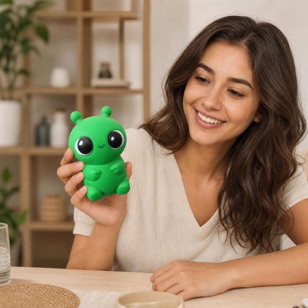 Green Stress Toy for Kids and Adults