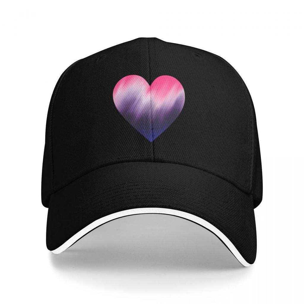 Genderfluid Smeared Design Baseball Cap Icon Military Cap Unisex foam party Hat dad hat Luxury Women Unisexs