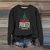 Women's Fashion Casual Long Sleeve Loose Christmas Printed Sweatshirt