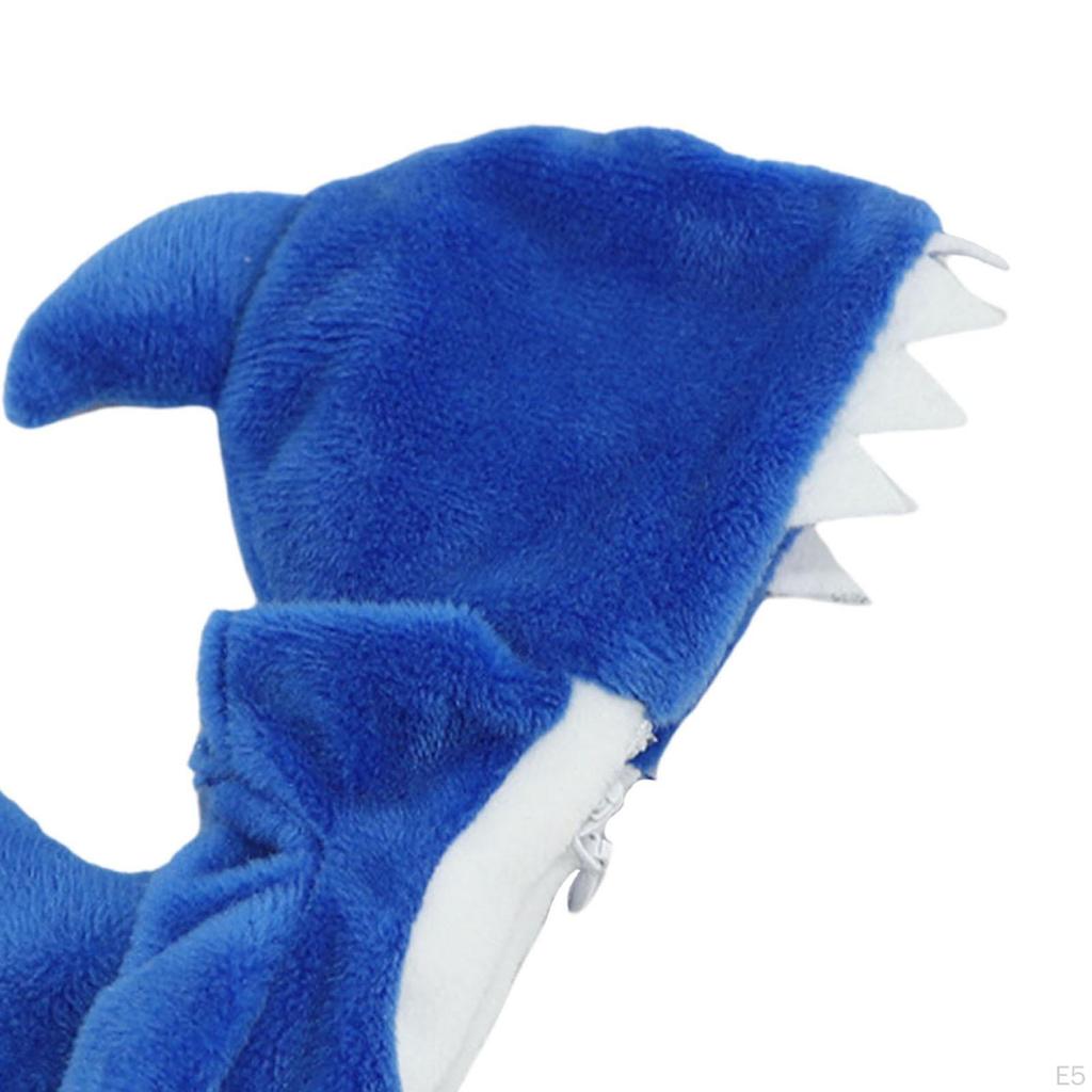 Doll Clothes Shark Bodysuit with Zipper :12