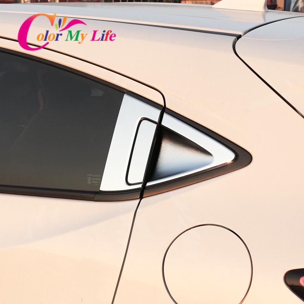 

Color My Life 6 шт. для Honda Vezel HR-V HRV 2015-автомобильные аксессуары ABS хромированная боковая ручка задней двери крышка чаши