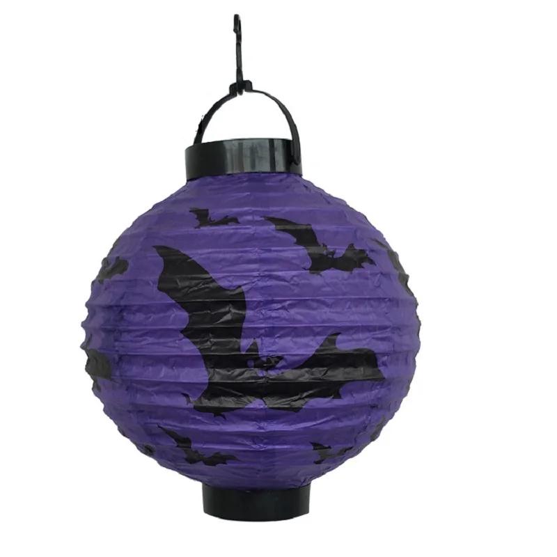 Halloween Paper Lanterns Pumpkin Spider Bat Skeleton Lanterns for Halloween Party Decorations Indoor Outdoor Party Supplies