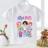 Kpop Devil Hunter Print Children's T-Shirt Spring/Summer for Girls and Boys