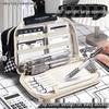 Large Capacity Transparent Pencil Case for Girls and Boys - New Style for Junior High Students