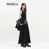 MO&Co. Women's Merino Wool Low-Waist Knit Long Dress