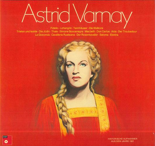 

LP Record ASTRID VARNAY Astrid Varnay Historische Aufnahm 22226453 BASF 1975 Germany Classical Used