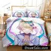 3D Print Needy Streamer Overload Anime Bedding Set Boys Girls Twin Queen King Size Duvet Cover Pillowcase Bed Boys Adult741
