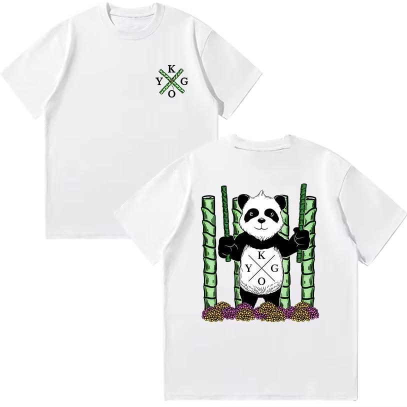 

Kygo Panda Tee Norwegian DJ Kygo Anime Graphic T Shirts Cotton High Quality Men T-shirt Y2k Streetwear Women Man Casual Clothes 4XL