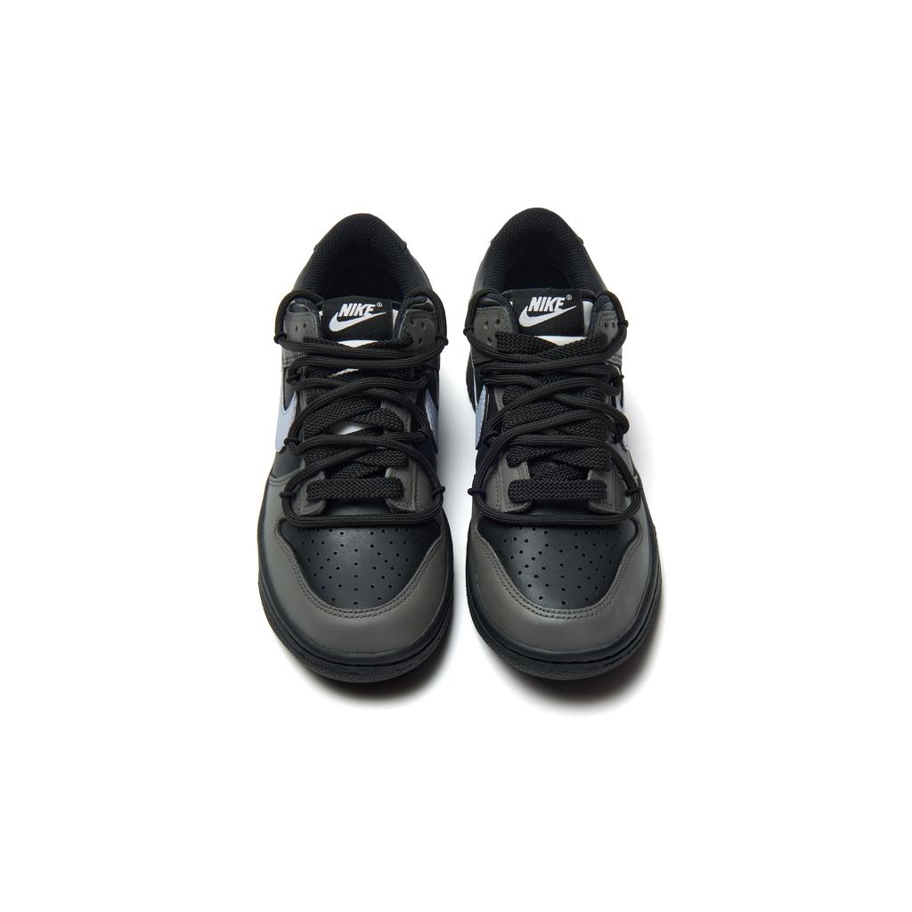 Nike Dunk Abrasion Resistant Low top Skateboard Shoes Unisex Black Gray HF5441-100(Team575-)