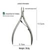 Professional Small Blade Cuticle Nipper – Advanced Tool for Nail Technicians to Trim Cuticles and Fingernails