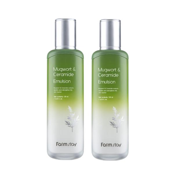 FARM STAY Mugwort & Ceramide Toner 150ml, Emulsion 120ml, Serum 35ml, Cream 55ml (15 Options)