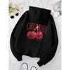 Cherries Printed Funny Print Hoody Men Women Hip Hop Pullover Hoodie Loose Warm Sweatshirt Fashion Clothing