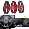 Carbon Car Interior Steering Wheel Paddle Shifters Extension Cover Trim Accessories For Honda Civic 11th Type R EX