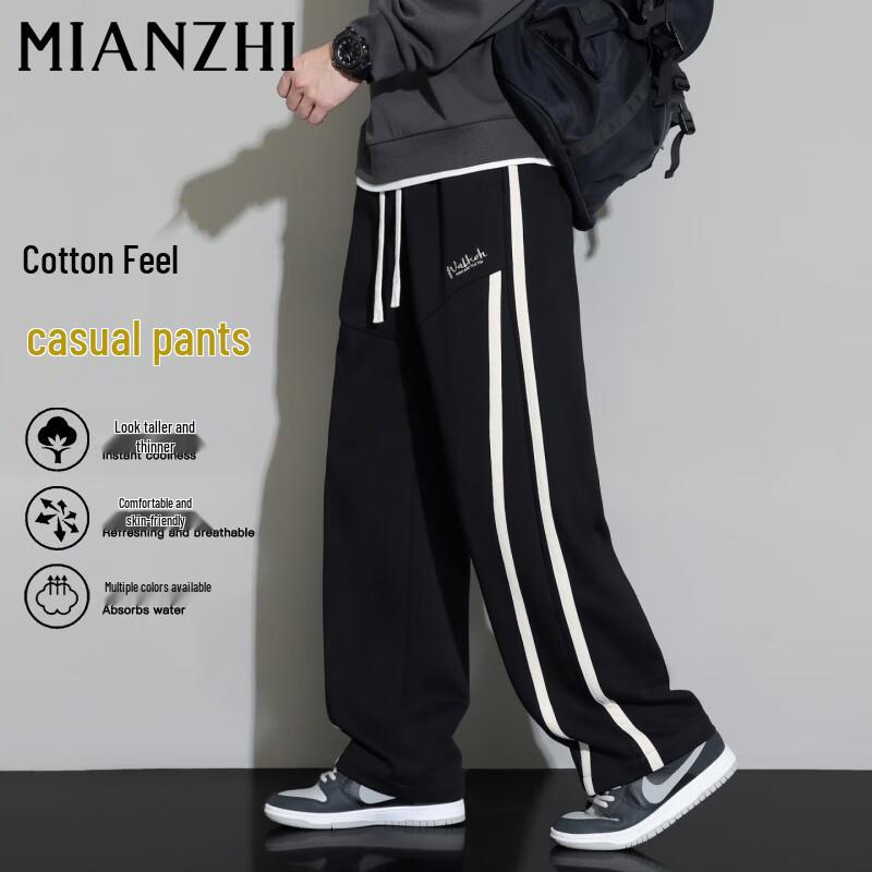 Men's American Retro Loose Straight Casual Pants