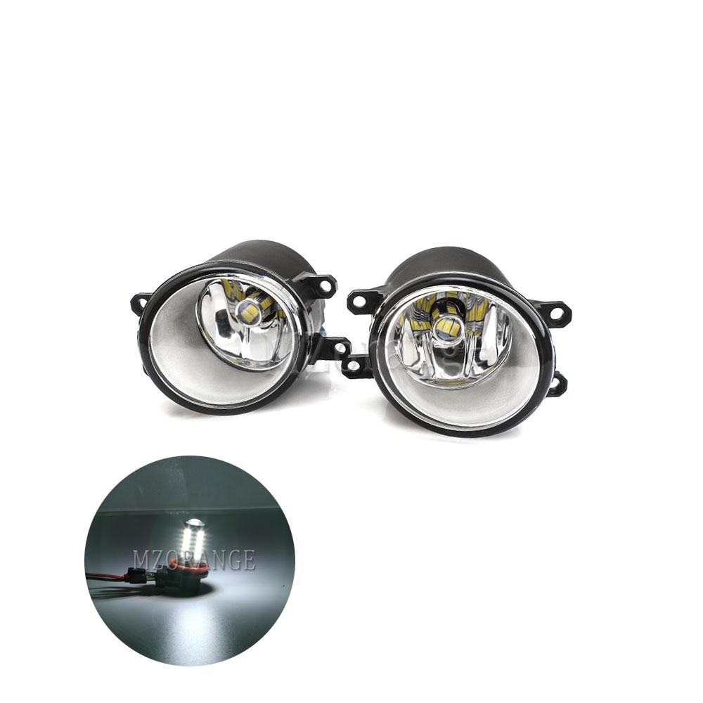 Fog Lights for Toyota Camry XV40 2007 2008 2009 Pre-facelift Chrome Fog Lamp Cover Grill Bezel LED Fog Light Headlight Foglights