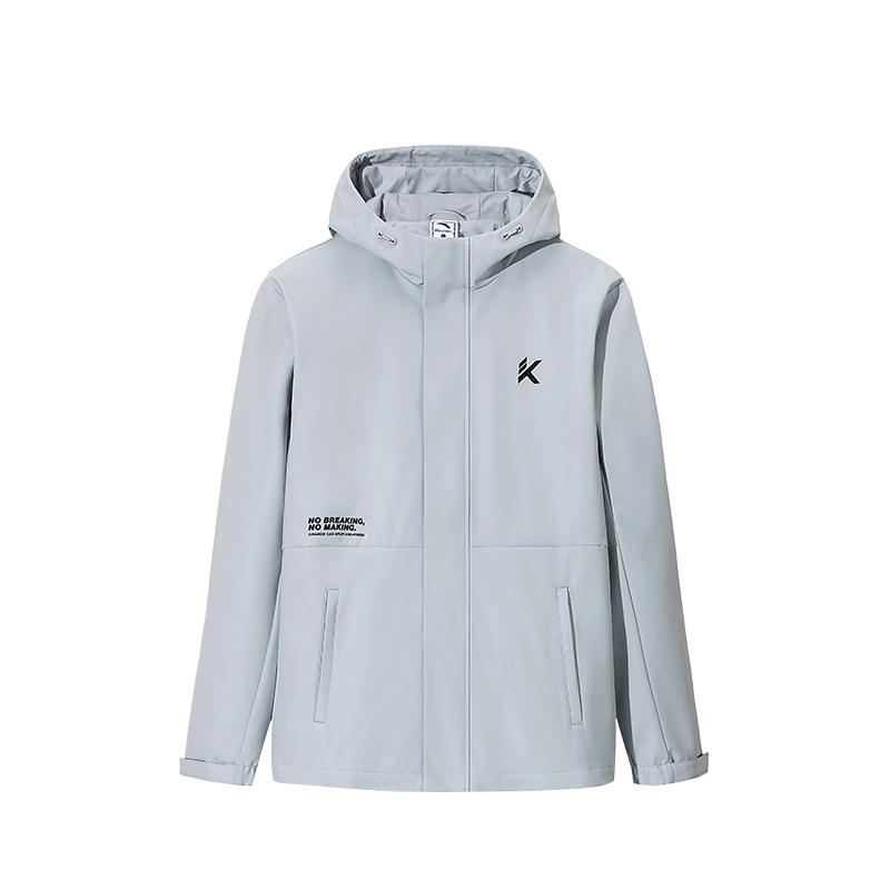 

Anta Повседневная куртка на молнии с надписью, толстая, универсальная, теплая, с капюшоном, мужская куртка 152541602N-1 L