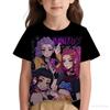 3-14A Maglietta Estiva 3D KPop Demon Hunters per Bambini Vestiti Ragazzi Abbigliamento Casual Ragazze