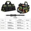 Portable Heavy Duty Tool Bag Soft Handle Large Capacity Tool Kit Wear-resistant Thickened Tool Storage Bag For Mechanics