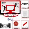 Punch-Free Foldable Basketball and Volleyball Hoop for Kids - Indoor/Outdoor Wall-Mounted Dunk Board