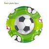 Golden World Football Soccer Kids Birthday Party Decoration Plates Straw Bunting Loot Bag Tablecloth Soccer Party Supplies