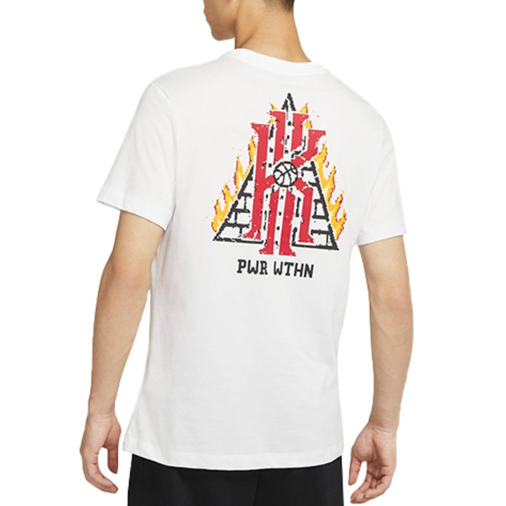 Nike Kyrie Irving Printed Crew Neck Sports Short-Sleeve T-Shirt Men Tops White DJ1567-100