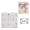 5D Embossed Nail Art Stickers Manicure Accessories Self Adhesive Nail Decals