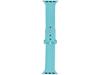 New GlacierX Silicone Synthwave Seafoam Smartwatch Strap for Apple Watch 38/40/41mm Turquoise