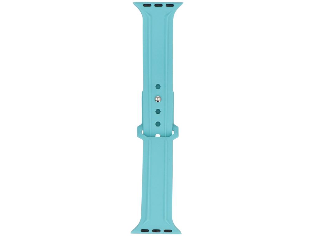 New GlacierX Silicone Synthwave Seafoam Smartwatch Strap for Apple Watch 38/40/41mm Turquoise
