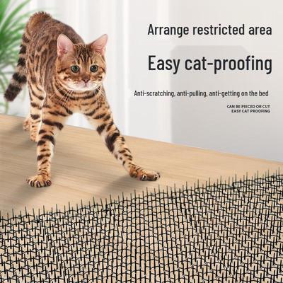Tapete Anti-Espinhos de Gato para Isolamento de Varanda e Jardim - Suprimento Popular para Animais de Estimação